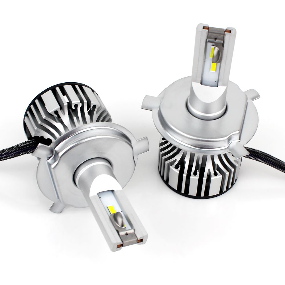 Raych Y28 LED Headlight 80W 8000lm H4 H7 9005 9006 High Lumen Car Bulb with Fan for Universal Car Auto Lighting Systems