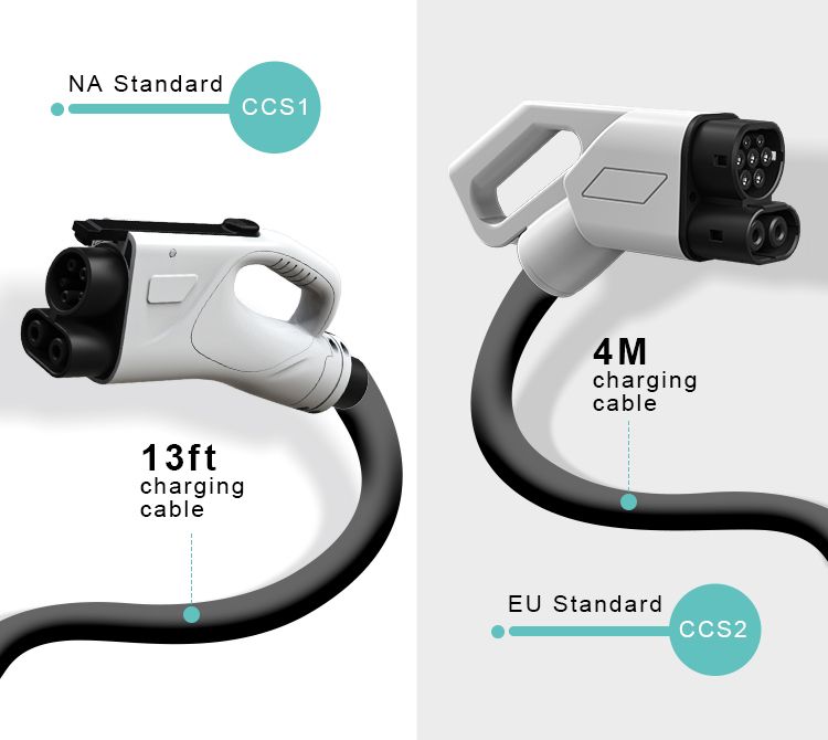 Public 120kw DC Fast Charger Quick Electric Vehicle Bi Directional CCS 2 Charging Stations