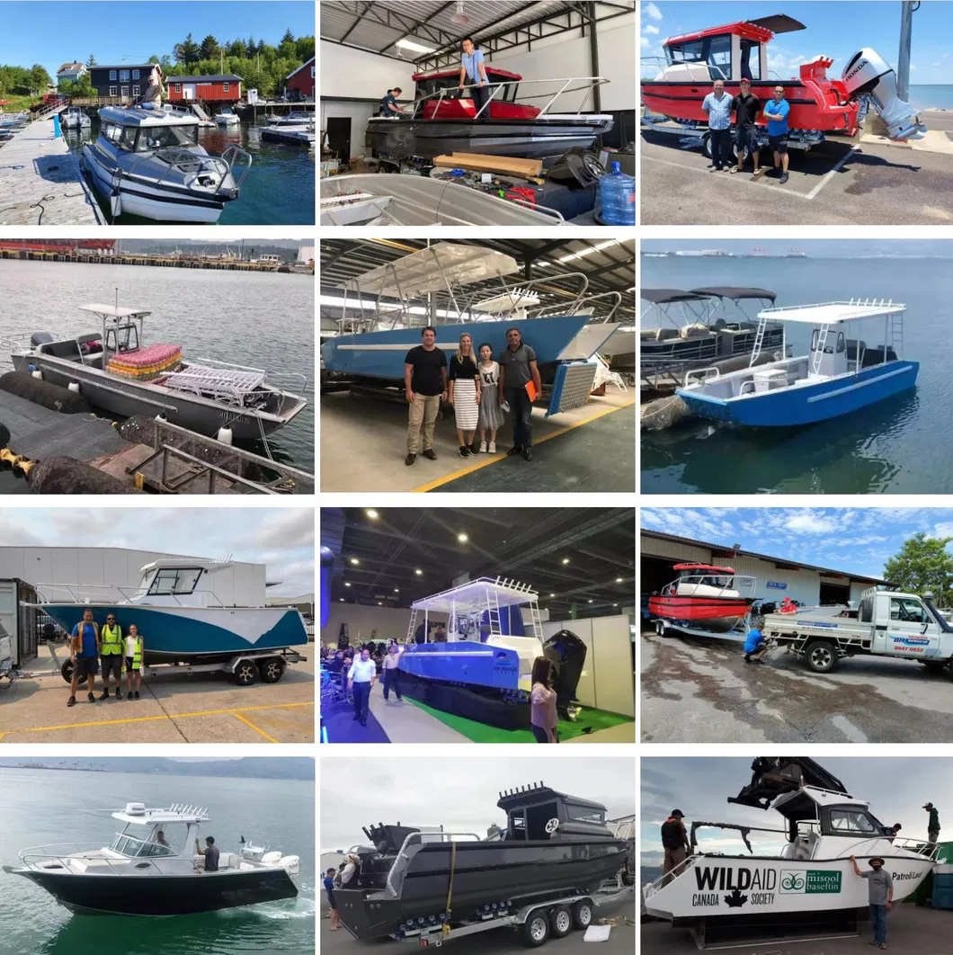 Waterplay Offshore Crafts Cabin Leisure Speed Boat for Cruising