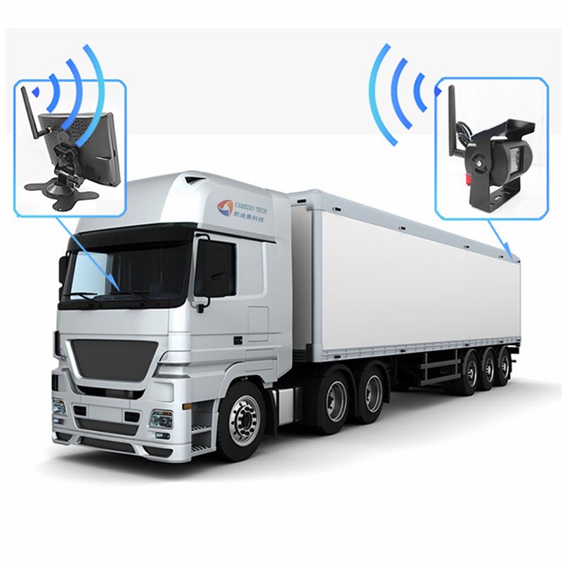 2.4GHz 7" Wireless Digital Monitor Rearview Camera System for Bus/Truck
