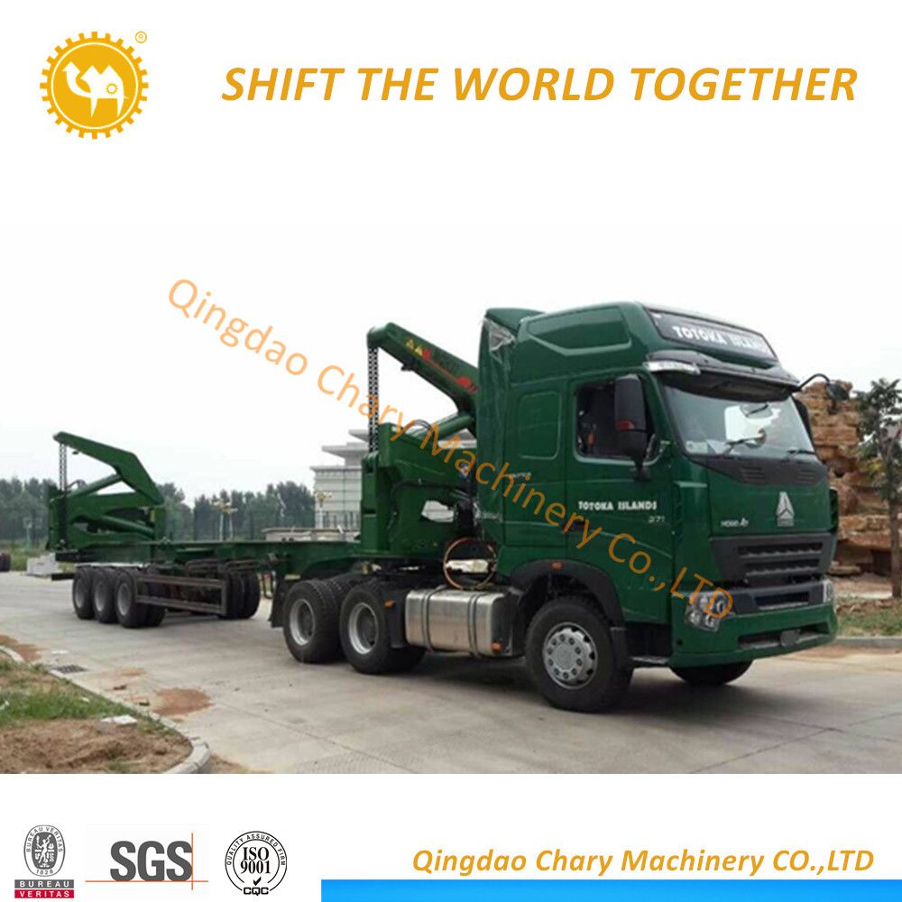 20FT-45FT Side Loading Trailer Container Lift / Container Side Lifter Trailer 40 Tons