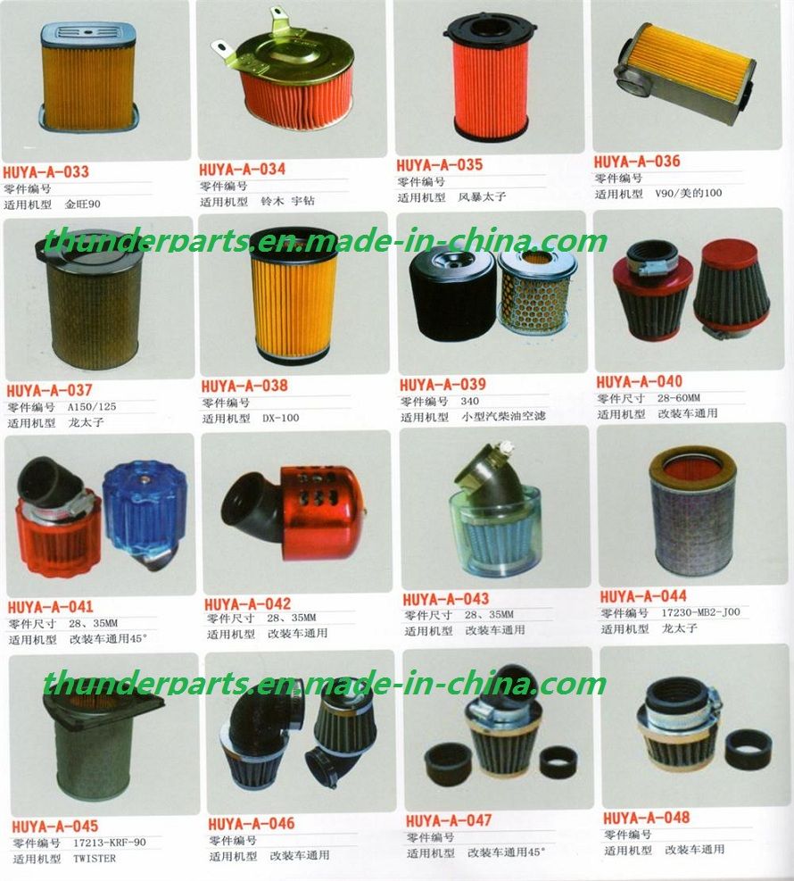 Parts of Motorcycle Air Filter Spare Parts for Cgl125/Gl125 Kyy/Cbf125 Ktt