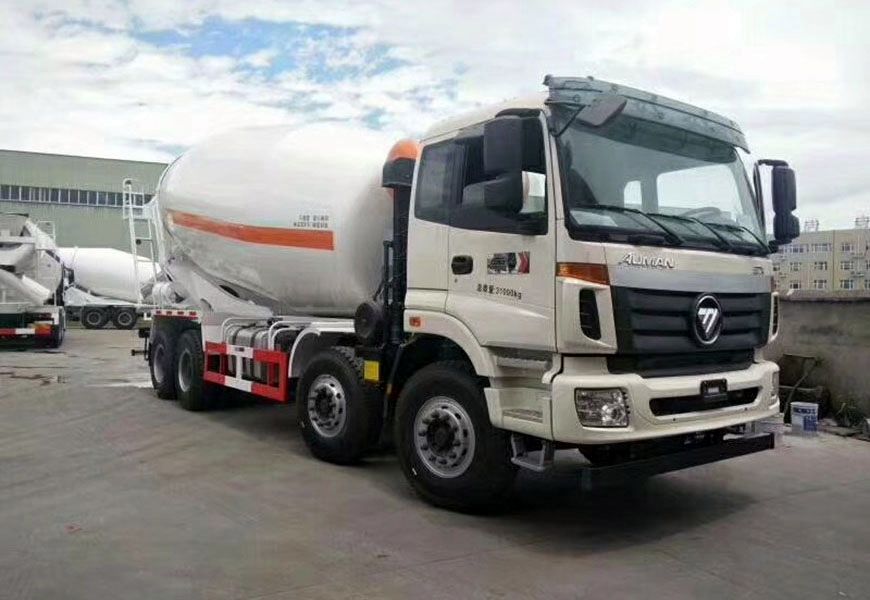 Foton 10 Wheels Concrete Mixer Machine Cement Mixer Truck Construction Equipent Concrete Agitator Concrete Mixer Truck Crane Transit Mixer Truck