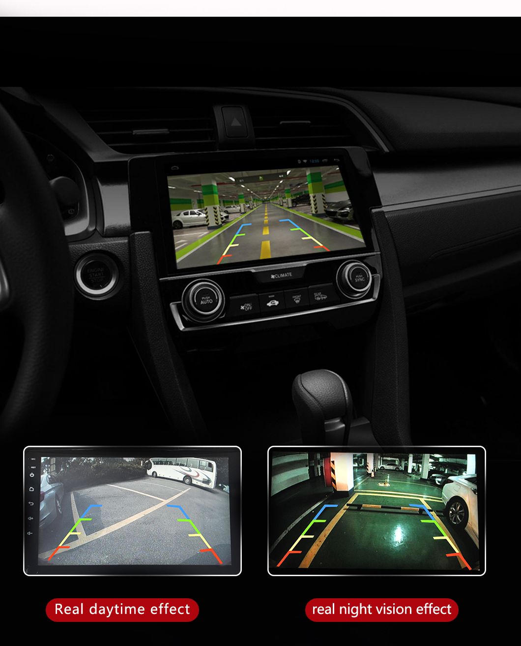 Waterproof Night Vision Auto Car Rear View Backup Parking Vehicle Camera for Nissan March