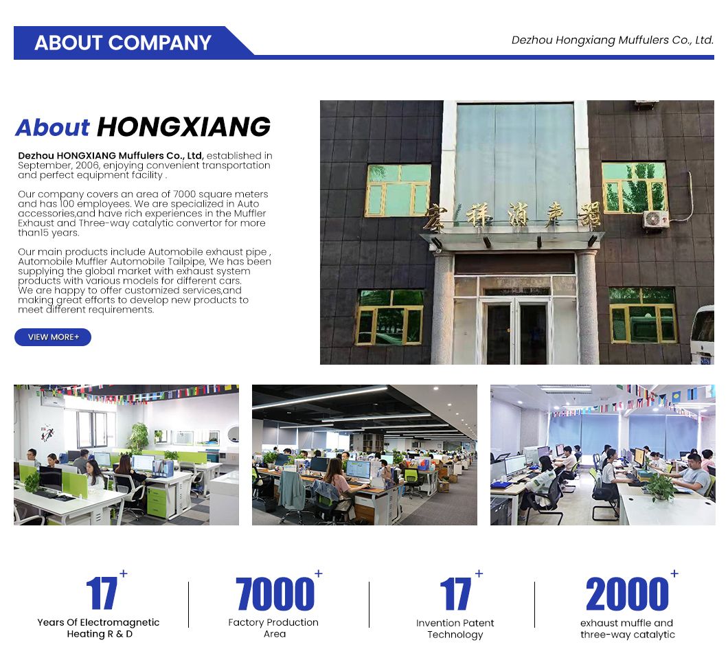 Hongxiang a Three Way Catalytic Converter China Exhaust System Catalytic Converter OEM Custom High Catalytic Activity Auto-Engine Converter Catalytic