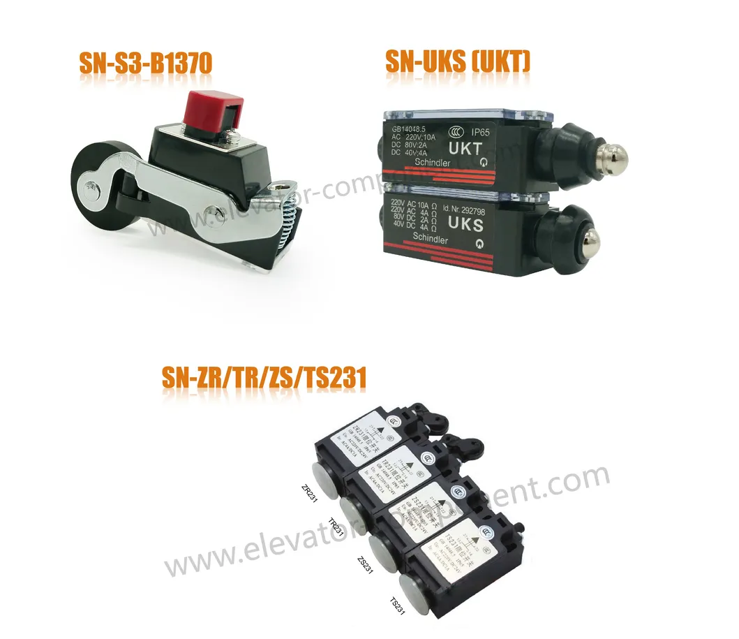 Below 500VDC Double Circuit Type of Elevator Lift Limit Switch