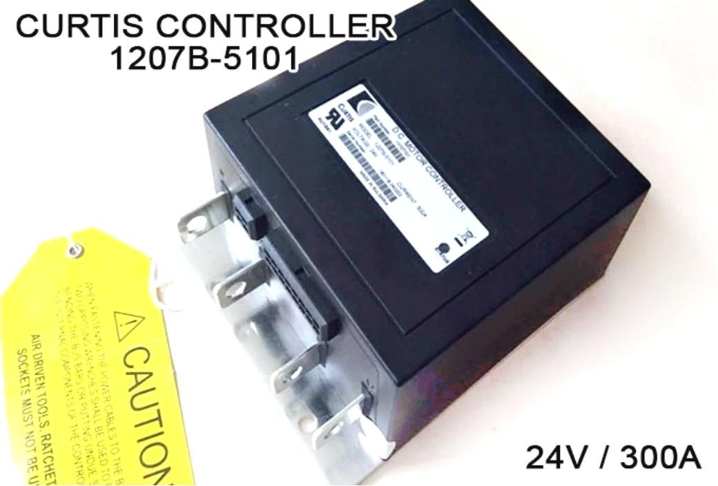 Curtis 1207b-5101 DC Motor Controller for Electric Vehicle 24V 300A - Upgraded for 1207/1207A