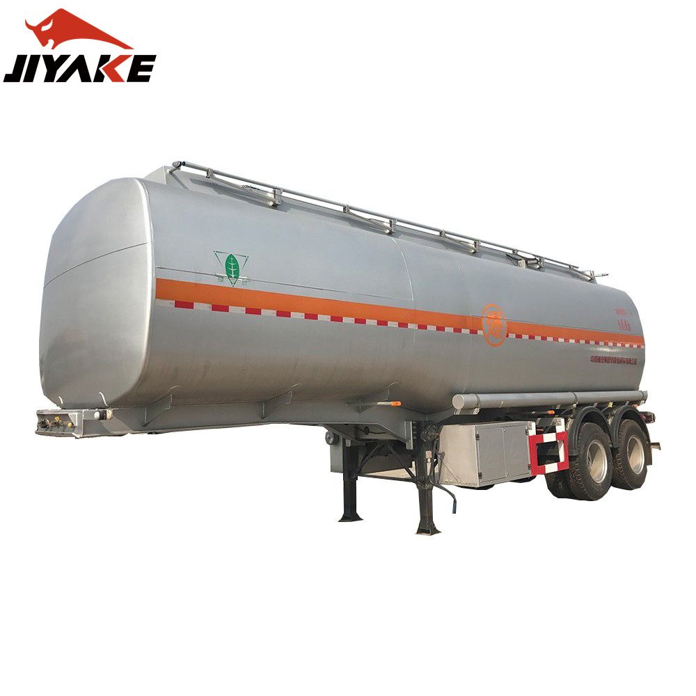 3 Axle 42000 Liters Aluminum Alloy Carbon Steel Stainless Steel Crude Liquid Storage Transport Semi Trailer Trailer Fuel Tank Trailer