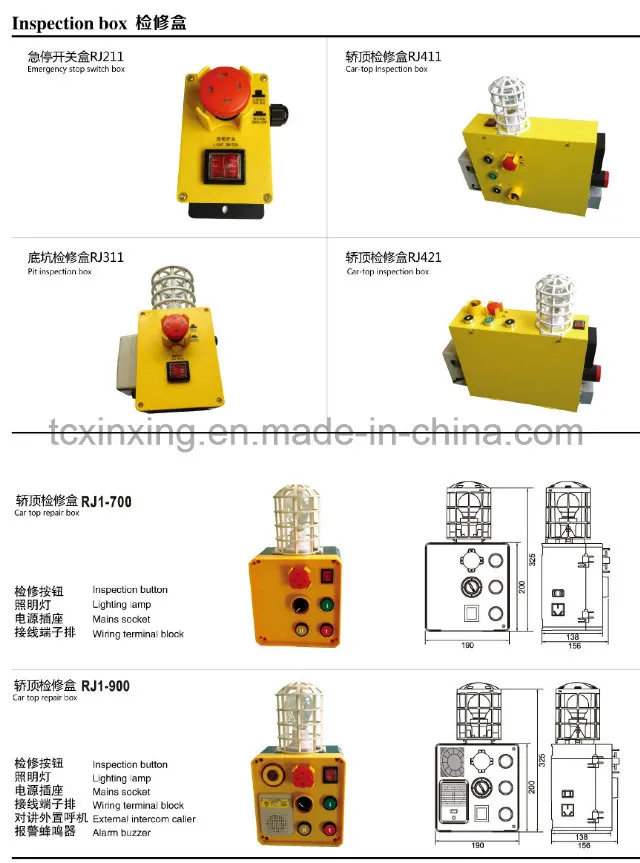 Mushroom Head Button Emergency Stop Box