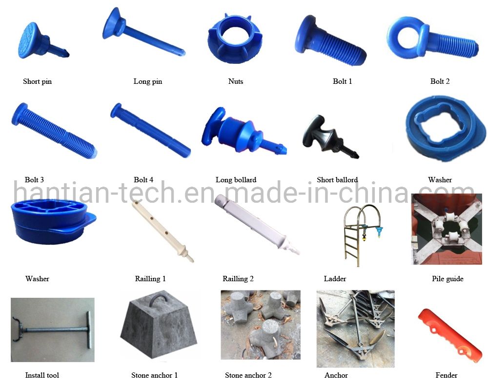 Boat Dock and Bridge HDPE Water Floating Platform