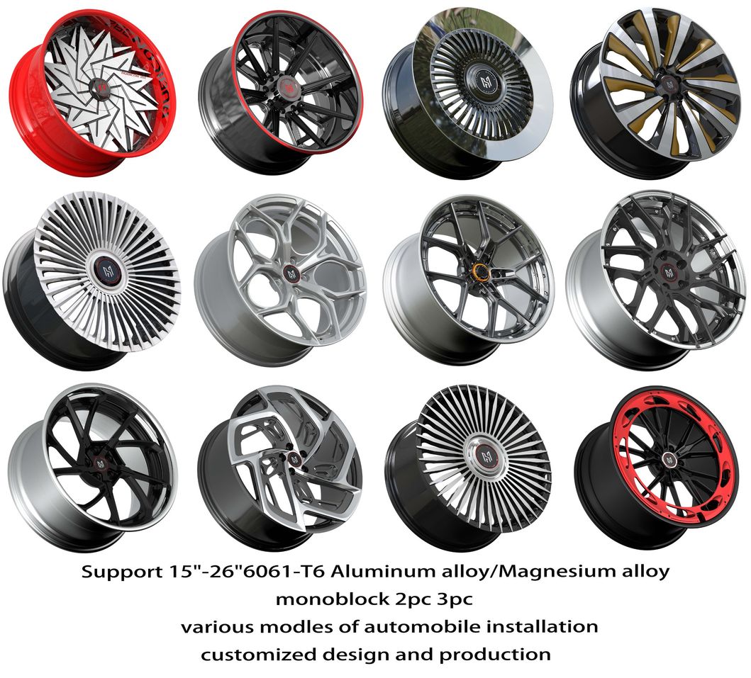 Hadison-1026 Custom Forged Wheels Hot Selling Cheap Aluminum Car Wheels All Size Customized 16 17 18 19 20 21 22 23 24 Rim Hub