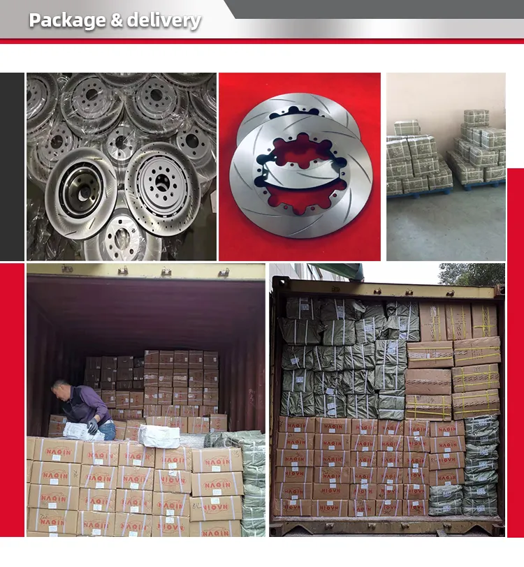 China Manufacturers Naqin Auto Parts OEM 42431-0K120 DB7036 Brake Rotor Disk Brake Best Quality Brake Disc For Toyota