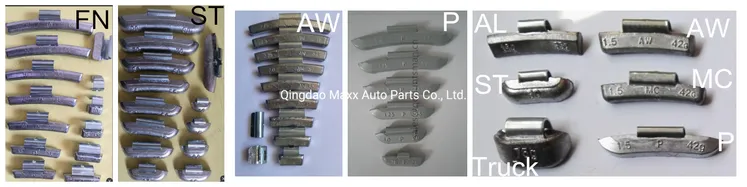 Wholesale (5g+10g) *4 Fe Adhesive Wheel Balance Weights 60g