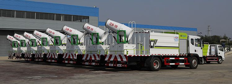 Dongfeng Small 5000liters Dust Suppression Sprayer 20m 30m 40m 50m 60m 100m 120m 150m Disinfection Truck with Remote Air-Feed Sprayer for Virus