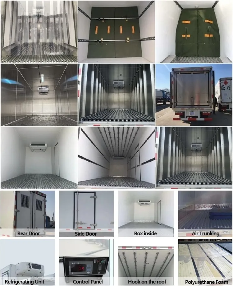 JAC 4X2 5ton Cold Storage Vehicle Refrigerated Cooling Box Cargo Van Truck