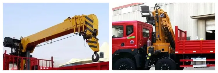 Good Quality Isuzu Ftr 4X2 Type Euro 5 Mounted Parfiger Crane Straight Boom Truck for Sale