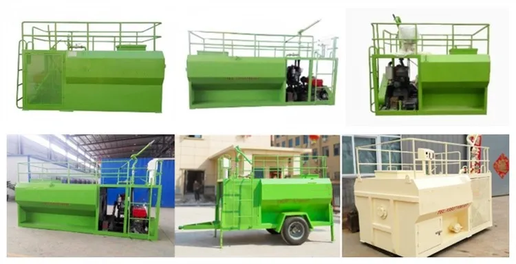 High Efficiency Hydroseeder Machine for Landscaping/Grass Seed Spraying Machine Hydroseeding