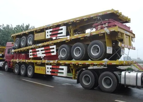 Flatbed Container Semi Truck Trailer