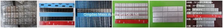 Wholesale (5g+10g) *4 Fe Adhesive Wheel Balance Weights 60g