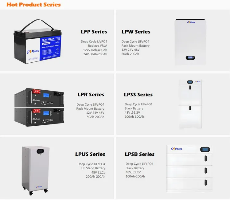 Cspower Lithium Battery 24V100 25.6V200ah Rack Mount LiFePO4 Battery 5kwh for Solar-System-Power-Supply