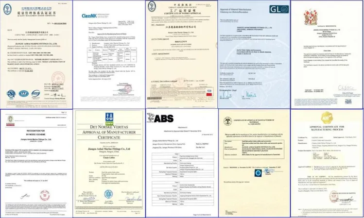 Marine Stud Link Anchor Chain with CCS, ABS, Lr, Gl, Dnv, Nk, BV, Kr, Rina, Irs Certificate