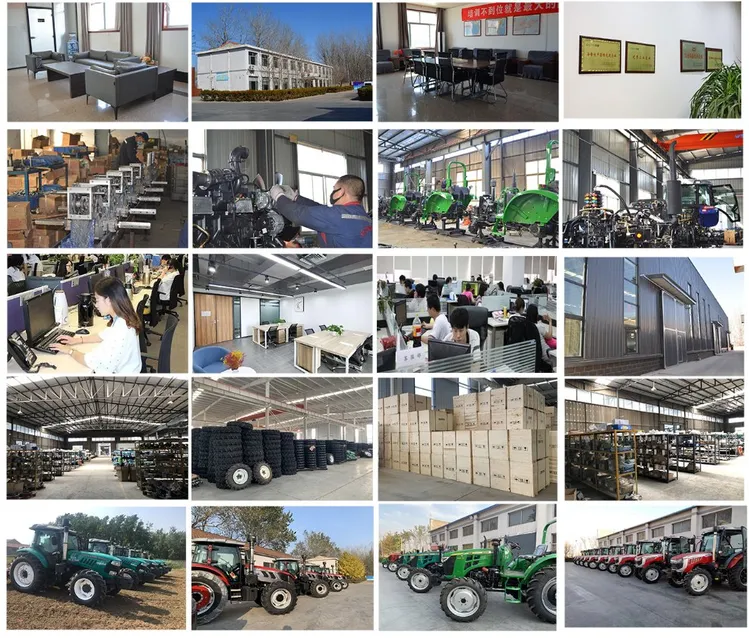 Top Quality Blue 200HP 4WD Large Wheel Agricultural Farm Tractor China Big Wheeled Farming Tractor with Good Price for Sale