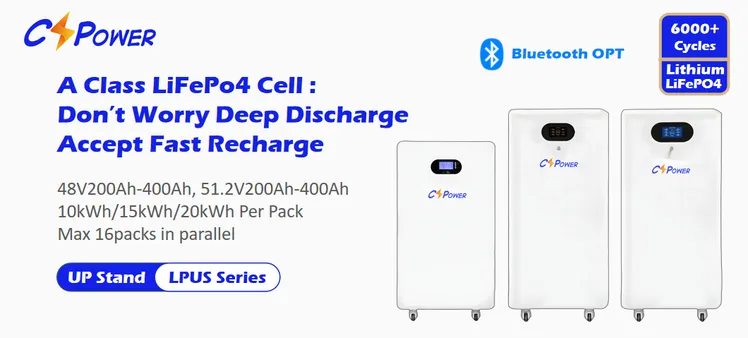 Cspower Lithium Battery 51.2V280ah up Standing LiFePO4 Battery 14kwh for Solar System