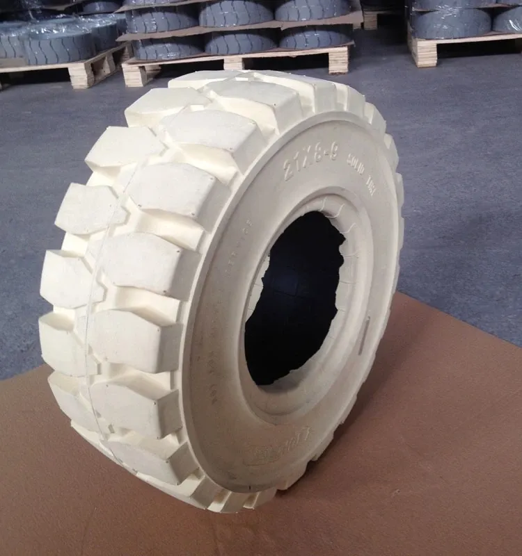 Good Chunking and Cut Resistance Properties Solid Rubber Tire Tyre for Forklifts Trailers Loaders Boom Lifts Scissor Lifts Reach Stacker