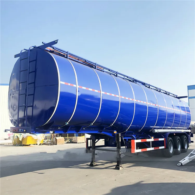 35cbm Asphalt Transport Bitumen Tank Trailer with Burner