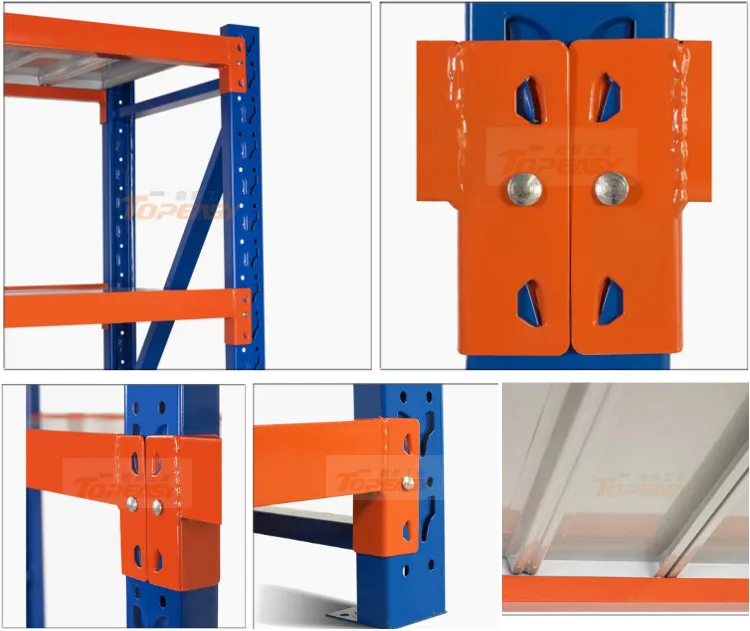 Warehouse Factory Storage Medium Duty Boltless Adjustable Iron Rack