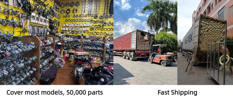 Motorcycle Parts of Braking/Electrical/Engine and Transmission/Body/Handling and Suspension/Lighting Parts for Honda/YAMAHA/Suzuki/Tvs/Zongshen/Haojue/Dayun